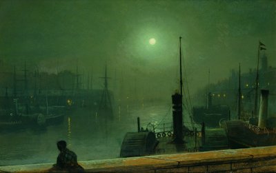 Sur la Clyde, Glasgow, 1879 - John Atkinson Grimshaw